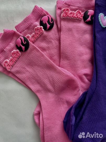 Носки женские резинки для волос барби