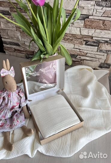 Муслиновые пеленки новые