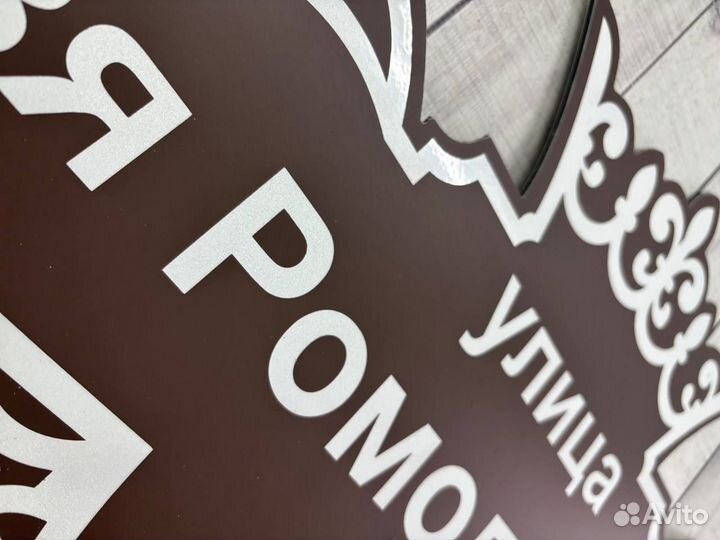 Адресные таблички из ковки