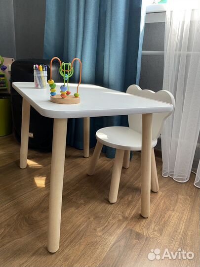 Набор детской мебели стул и стол овал Симба и