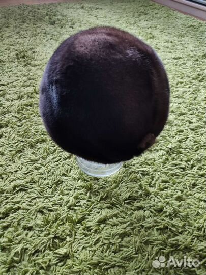 Шапка-берет норковая женская