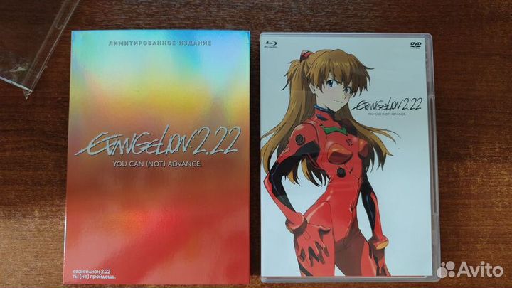 Аниме Евангелион / Evangelion 2.22 Blu-Ray + DVD