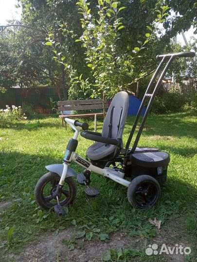 Детский велосипед коляска с ручкой