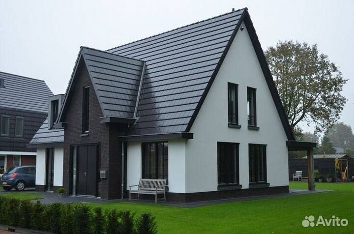 Каркасный дом Барнхаус Баня под ключ