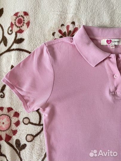 Поло розовое женское koton