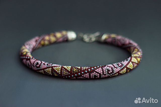 Колье жгут Dream из японского бисера