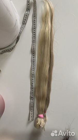Волосы для наращивания 50 см бу