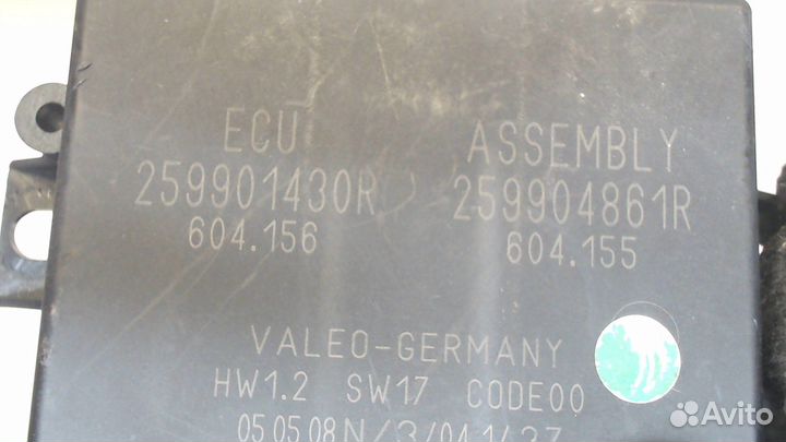 Блок управления парктрониками Renault Koleos, 2009