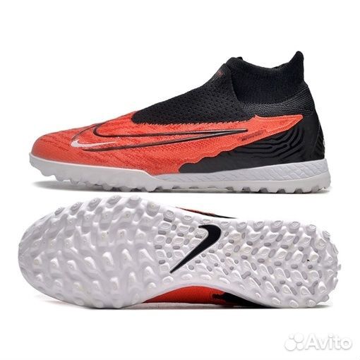 Сороконожки NIke Phantom GX Black Red