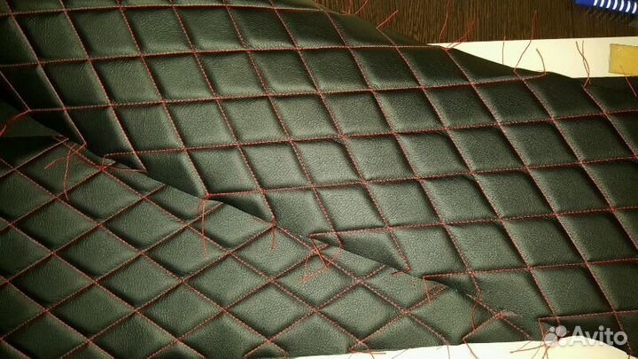 Вставки в двери экокожа Алькантара plenka68