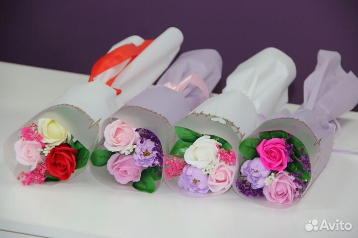 Цветы на мыльной основе с ароматом