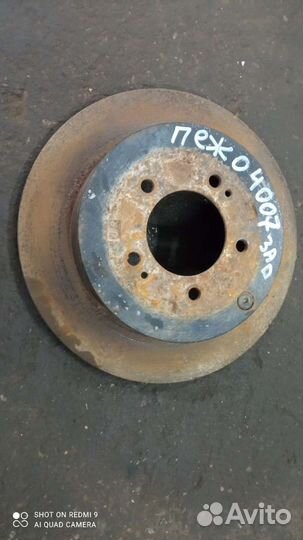 Задний тормозной диск Пежо 4007