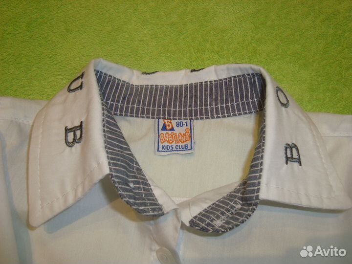 Продам рубашку с жилеткой на мальчика 1-2 года