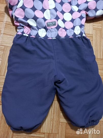 Демисезонный комбинезон для девочки 86