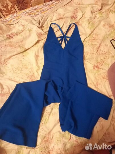 Комбинезон синий