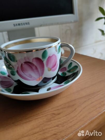 Чайная пара СССР Вербилки отл.сост