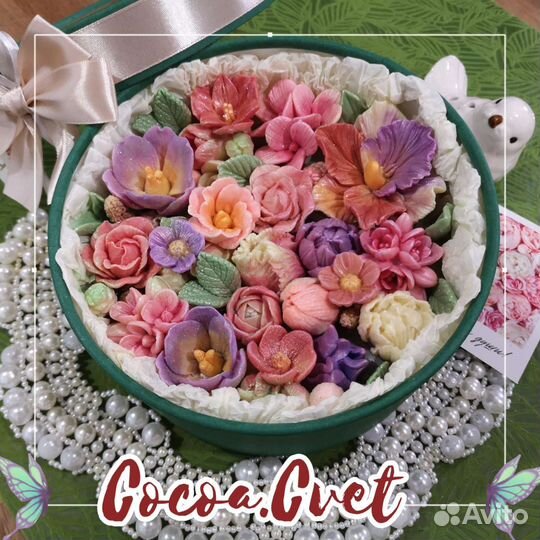 Букет из шоколадных цветов