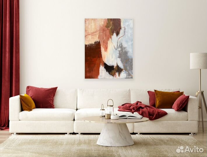 Интерьерная картина абстракция