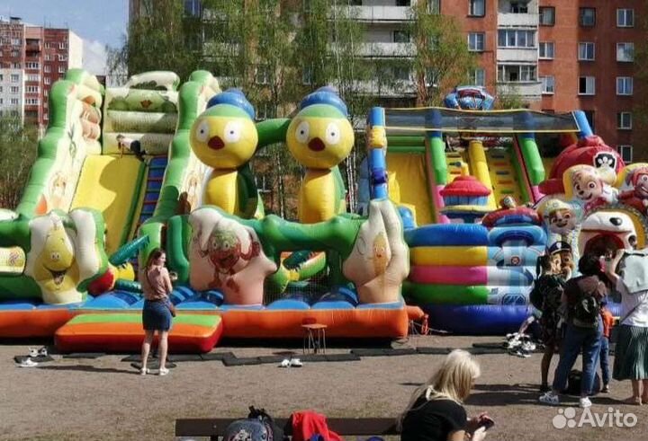 Аренда надувного батута, аттракционы