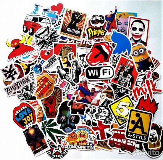 Стикеры Наклейки самоклеящиеся