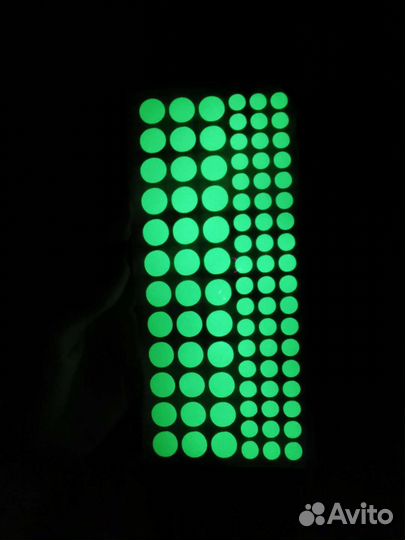 Флюросцентные наклейки