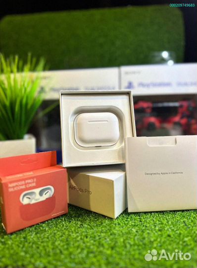 Airpods Pro 2 Gen. с чехлом и гарантией на надежность