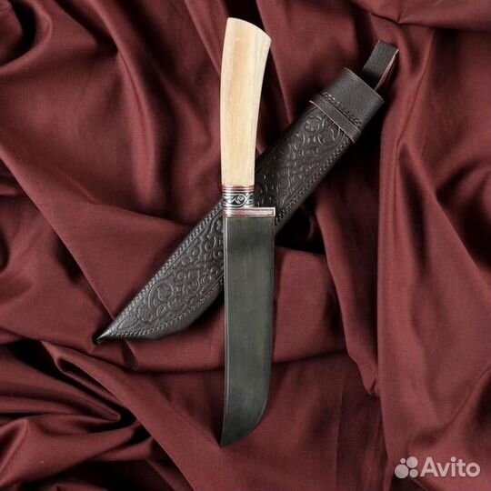 Нож Пчак Шархон - Дерево, средний (гарда гравировк