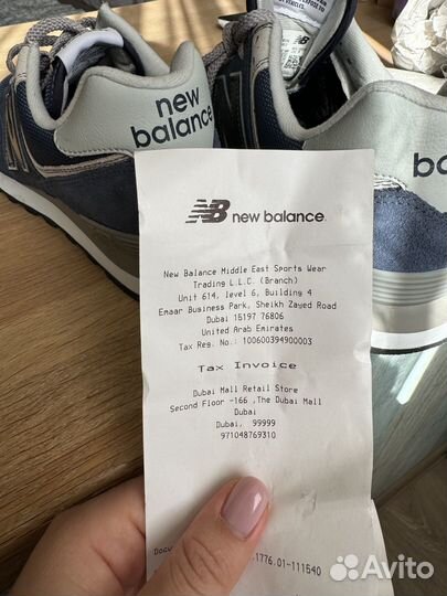 Кроссовки New balance 574 размер 9.5