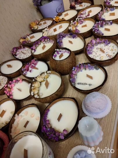 Ароматические свечи ручной работы