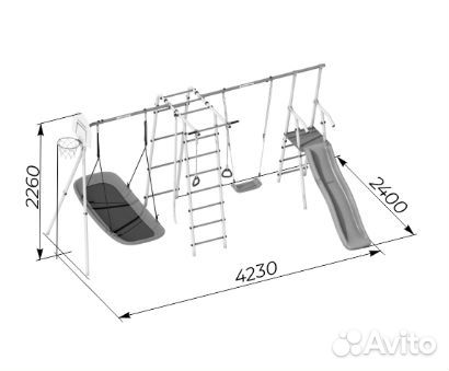 Детская игровая площадка, детский игровой комплекс