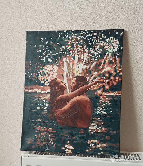 Картина акрилом на холсте Страсть