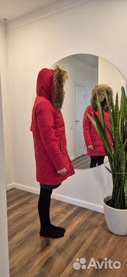 Пуховик парка женский