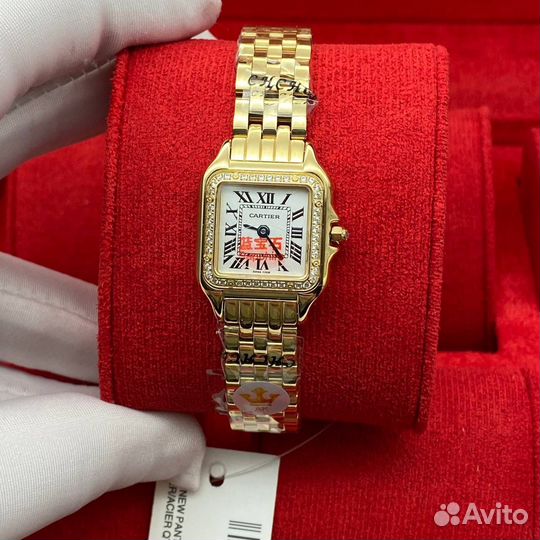 Красивые женские часы Cartier Panthere 22 mm