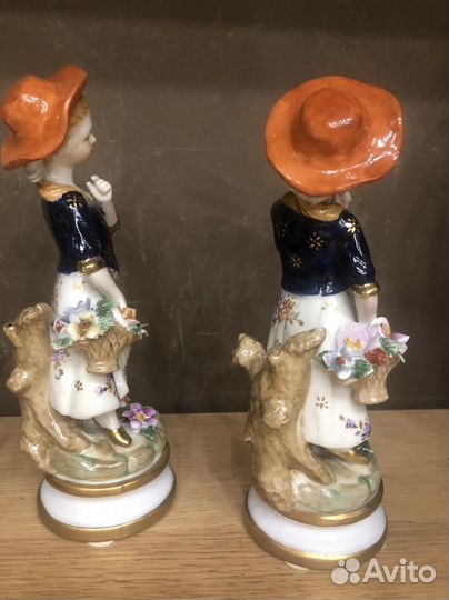 Статуэтка Meissen фарфор 2 шт