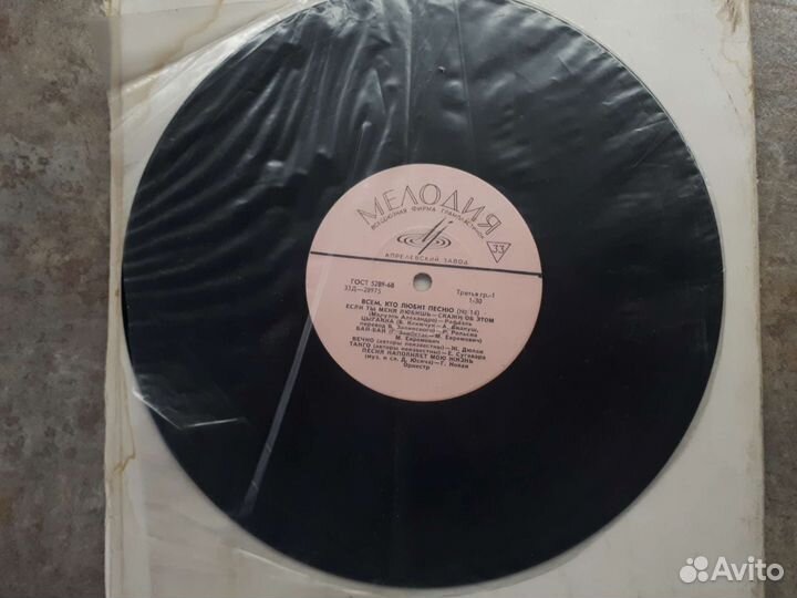 Виниловые грампластинки грибкие пластинки музыка