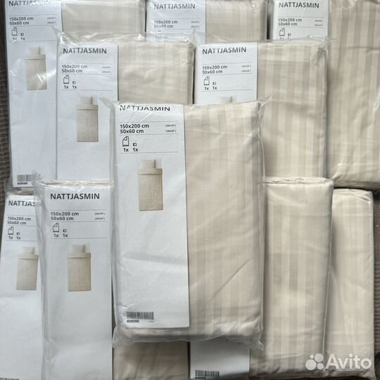 Постельное белье nattjasmin 150*200 беж икеа