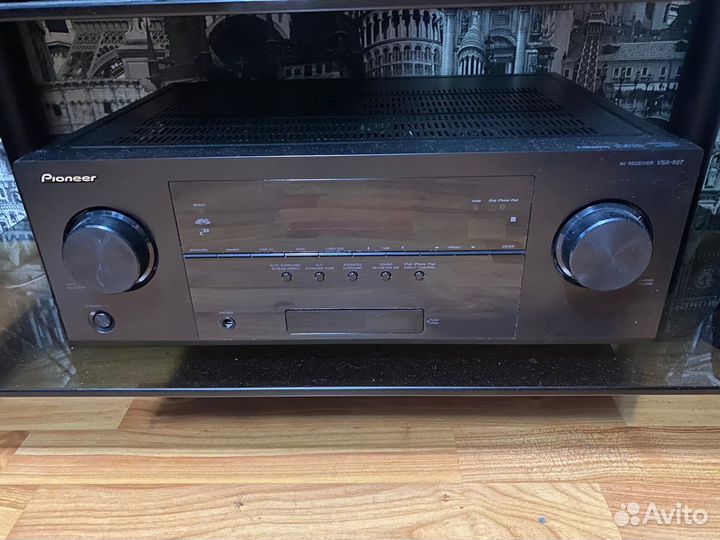 Jamo S608 HCS3, сабвуфер, Ресивер Pioneer VSX-527