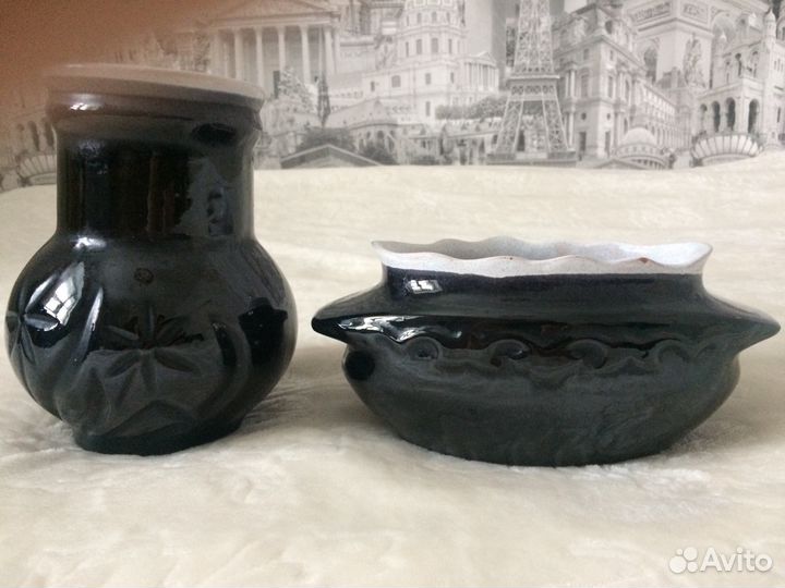 Глиняная посуда(экологично и безопасно) 2 шт