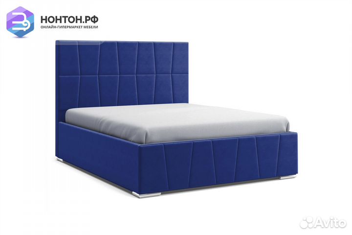 Кровать Пассаж синяя