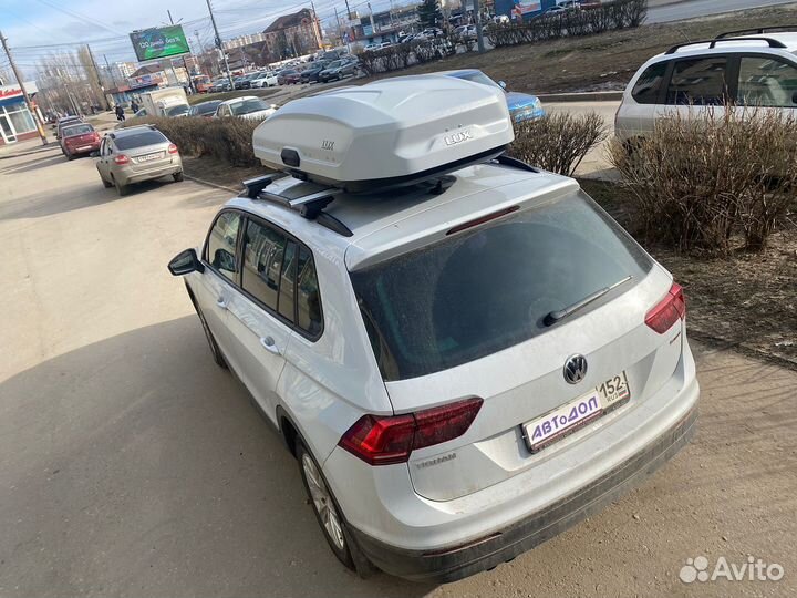 Автобокс на крышу LUX Tavr 197 серый матовый 520L