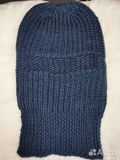 Балаклава шерсть, акрил ручная работа