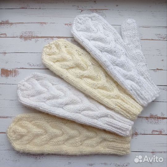 Варежки ручной работы