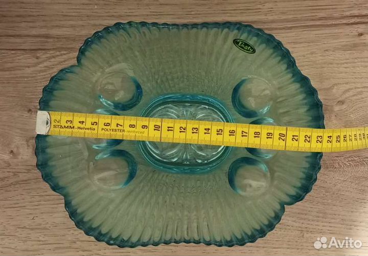 Ваза для фруктов стекло СССР