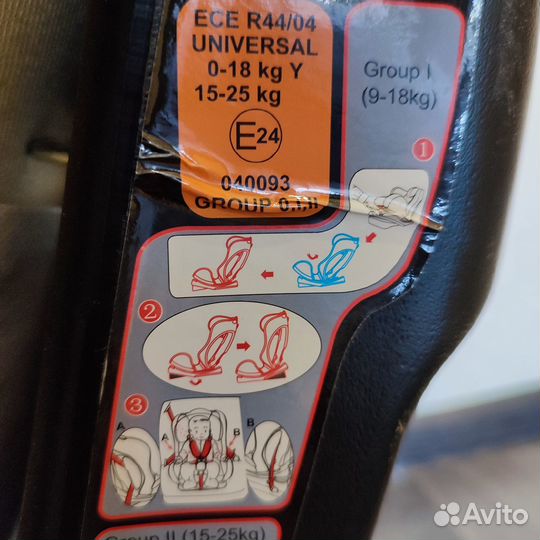 Детское авто кресло