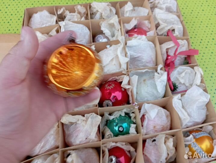 Набор елочных игрушек гдр