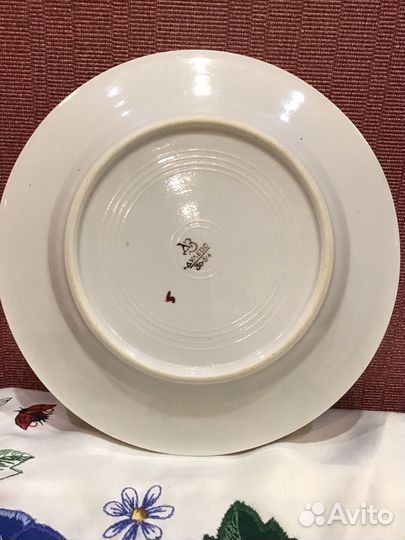 Тарелки старинные дулево