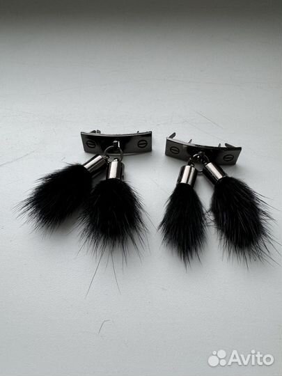 Помпоны норковые