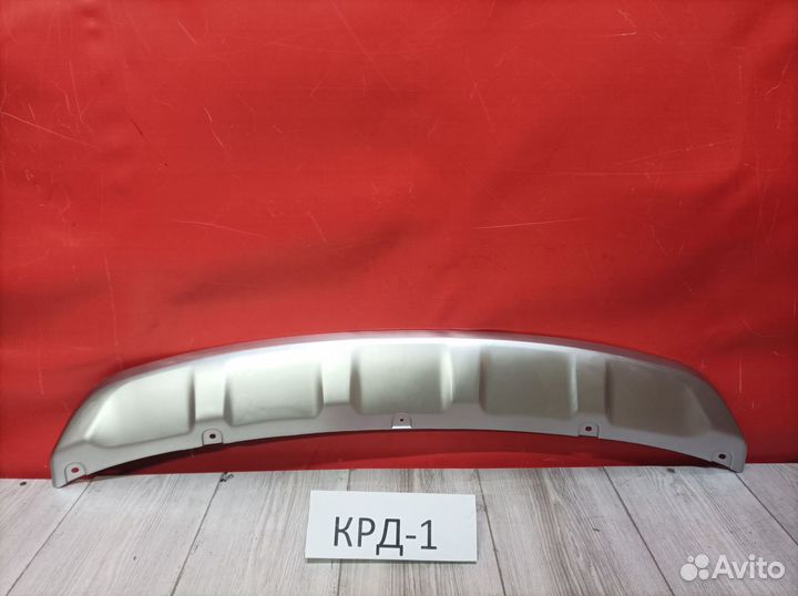 Накладка бампера Outlander 2 хл 2007-2012