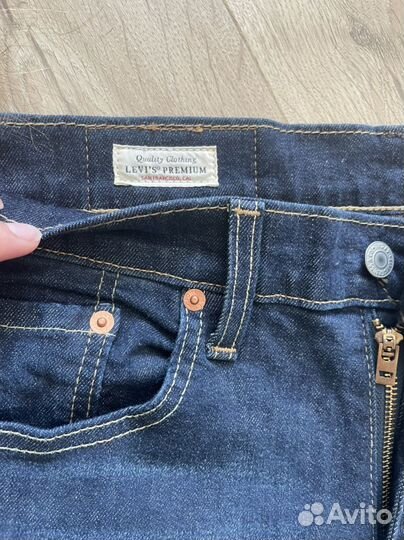 Джинсы мужские levis 511 размер 31 34