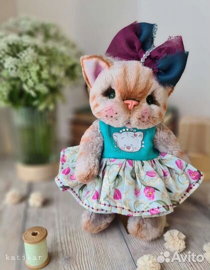 Мягкая игрушка. Солнечный котик